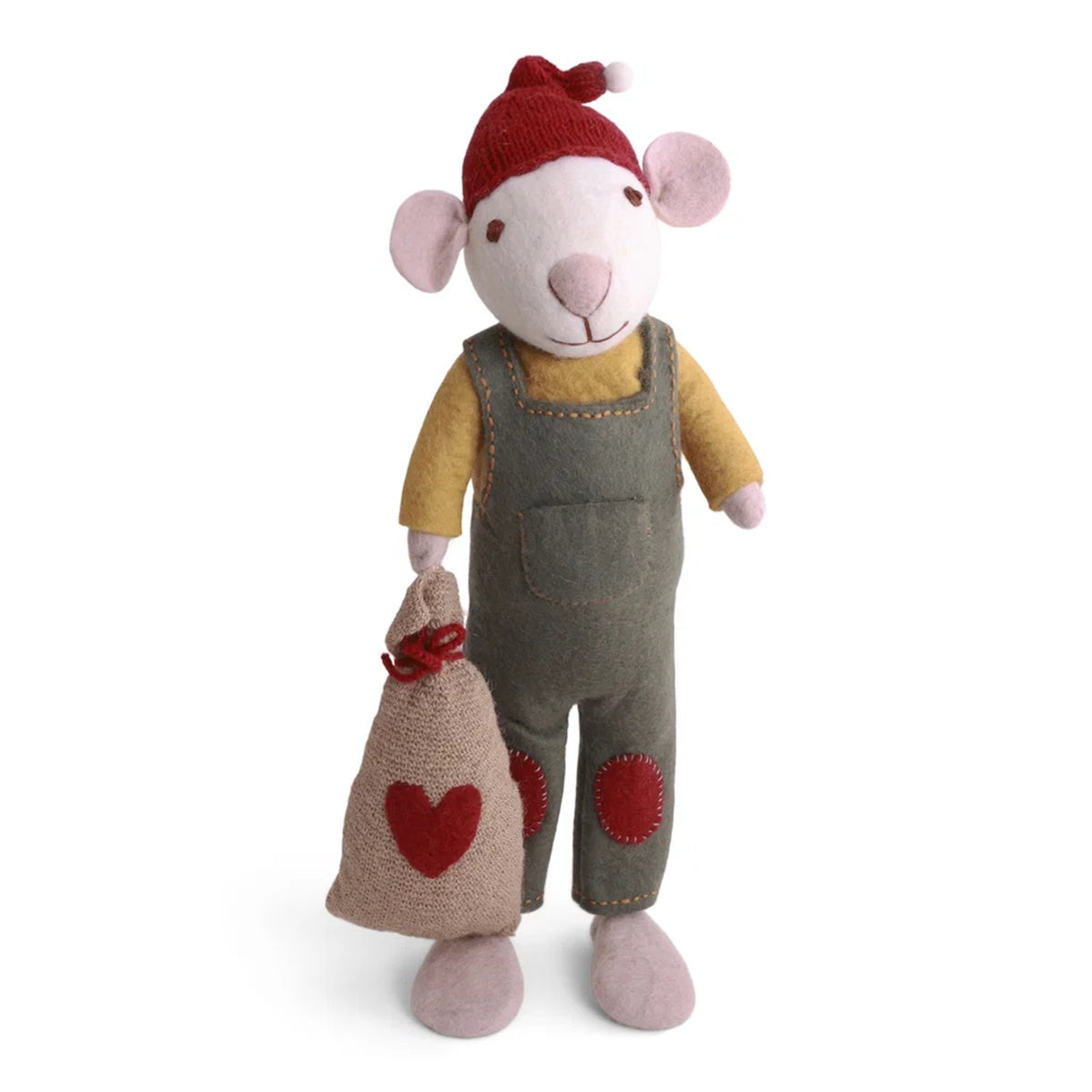 XL White Boy Mouse With Gift Bag