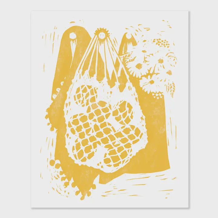 Yellow Lemons Art Print