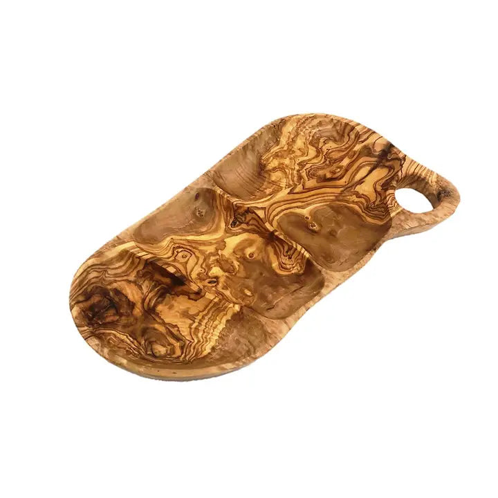 Olive Wood Appetizer Tray
