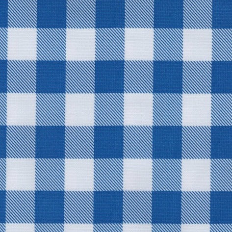 Picnic Check Blue Oilcloth