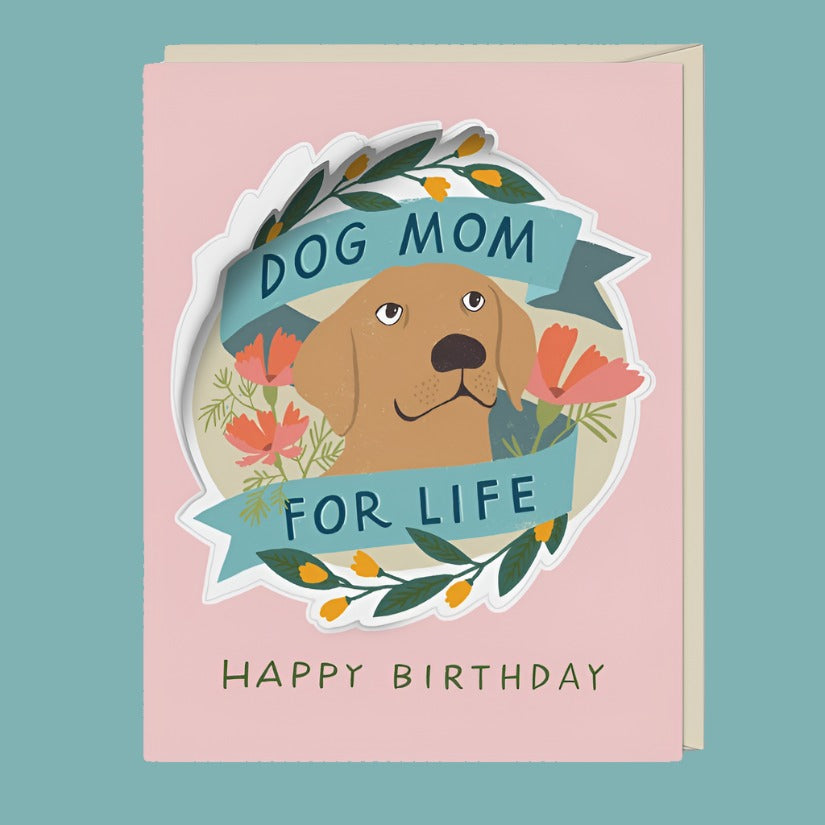 Dog Mom Sticker Card