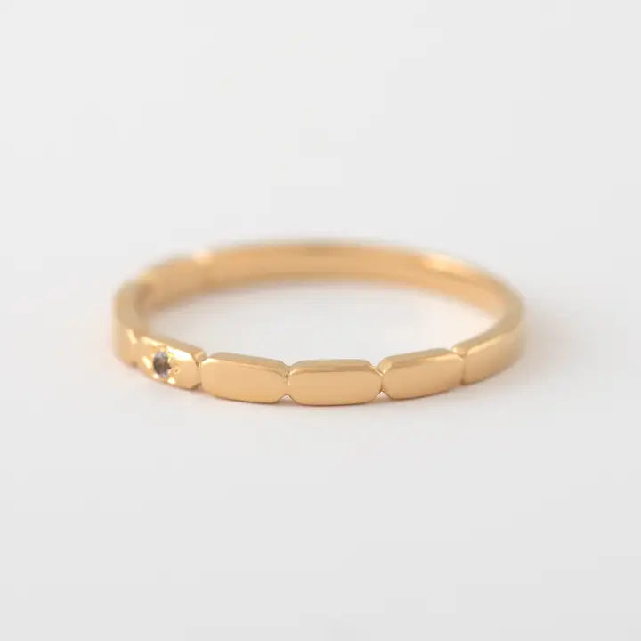 Edith White Topaz Band