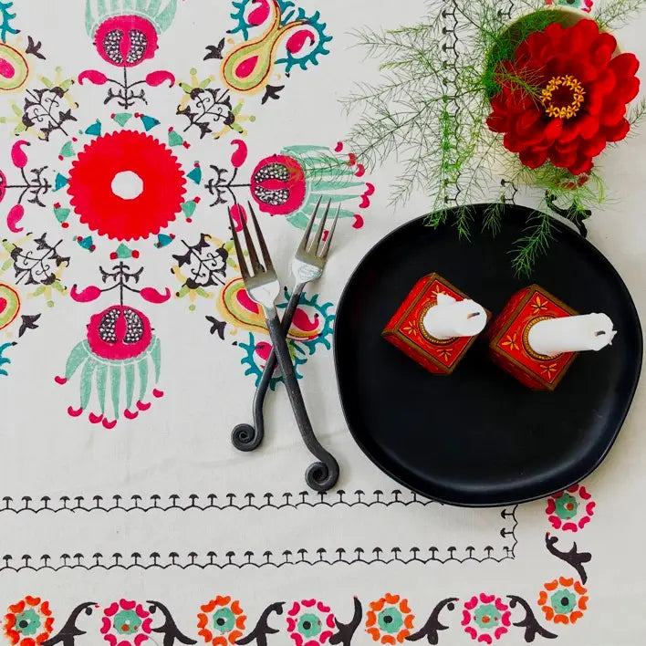 Emir Ivory Tablecloth