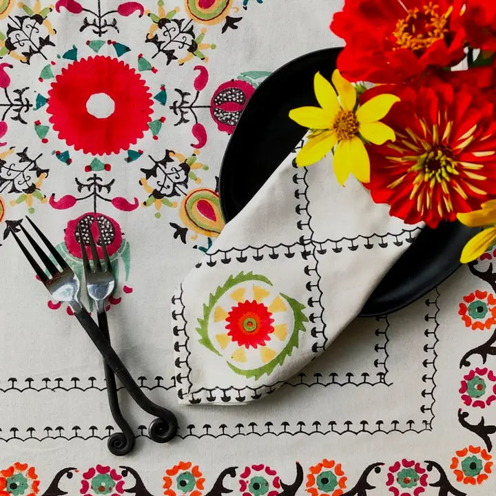 Emir Ivory Tablecloth