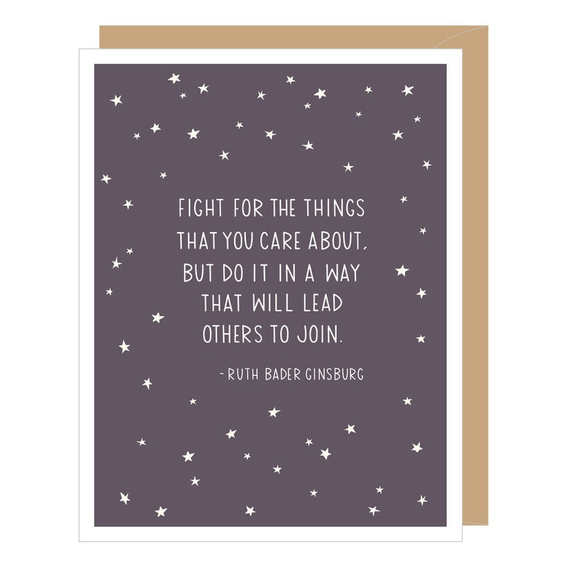 Ruth Bader Ginsburg Quote Card
