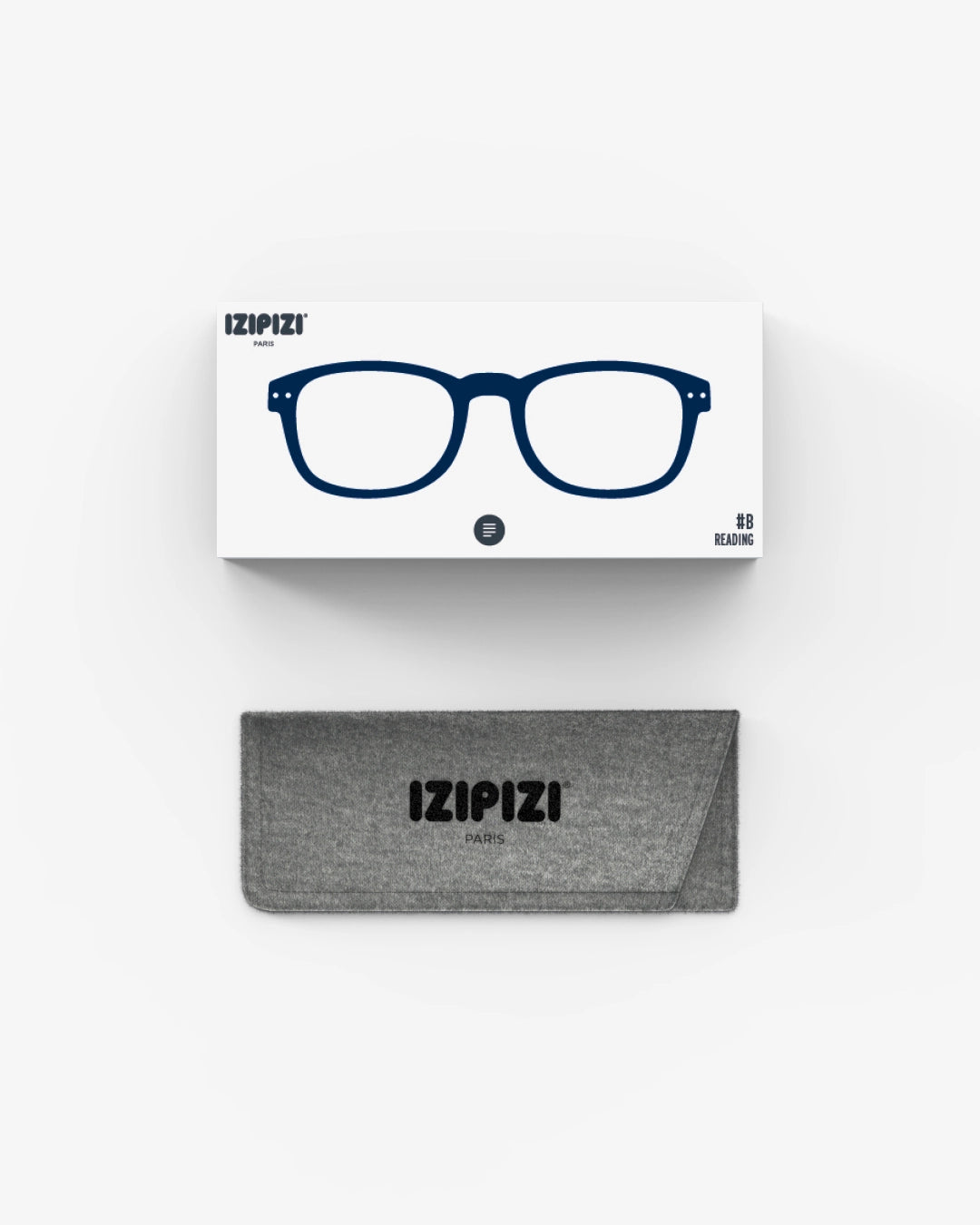 Rectangular #B Navy Blue Reader