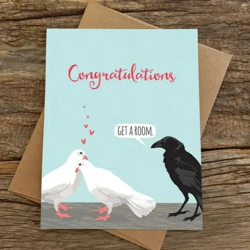 Get a Room Doves Card