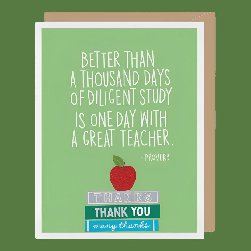 Great Teacher Quote Card