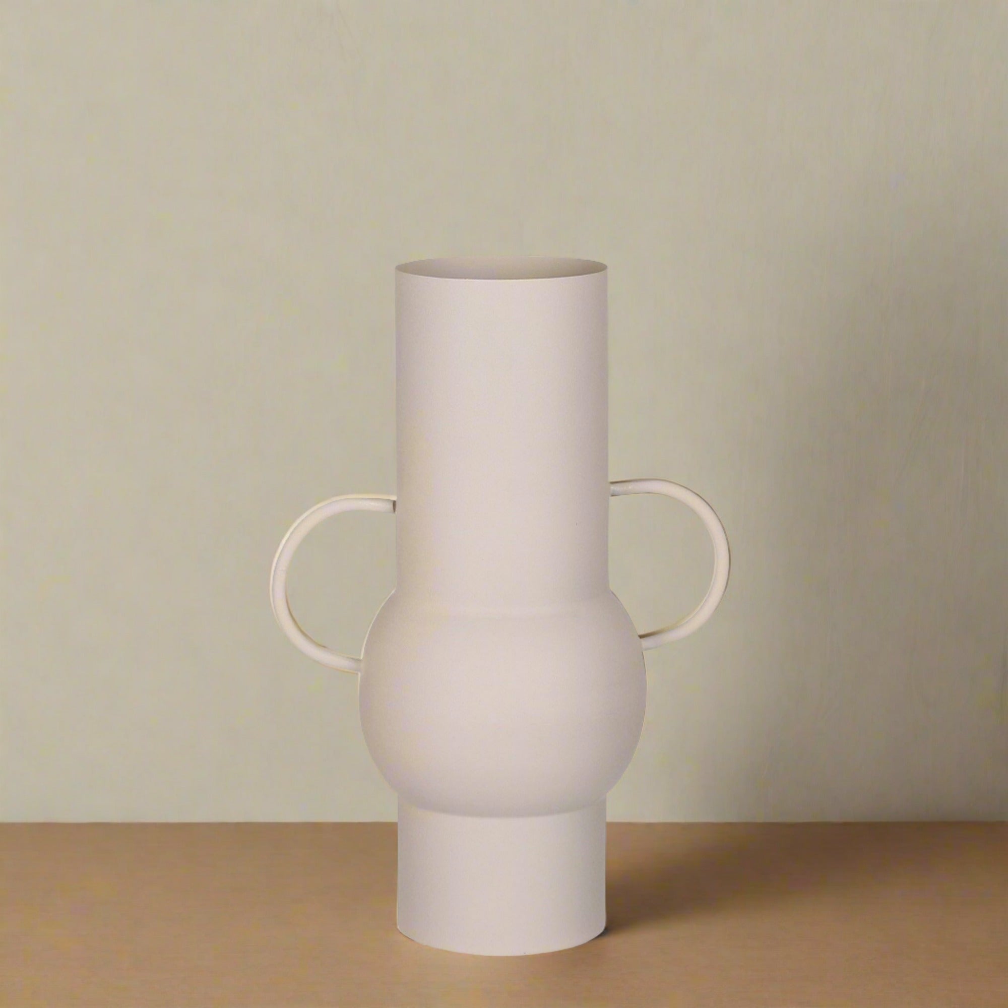 Jari Vase Off White