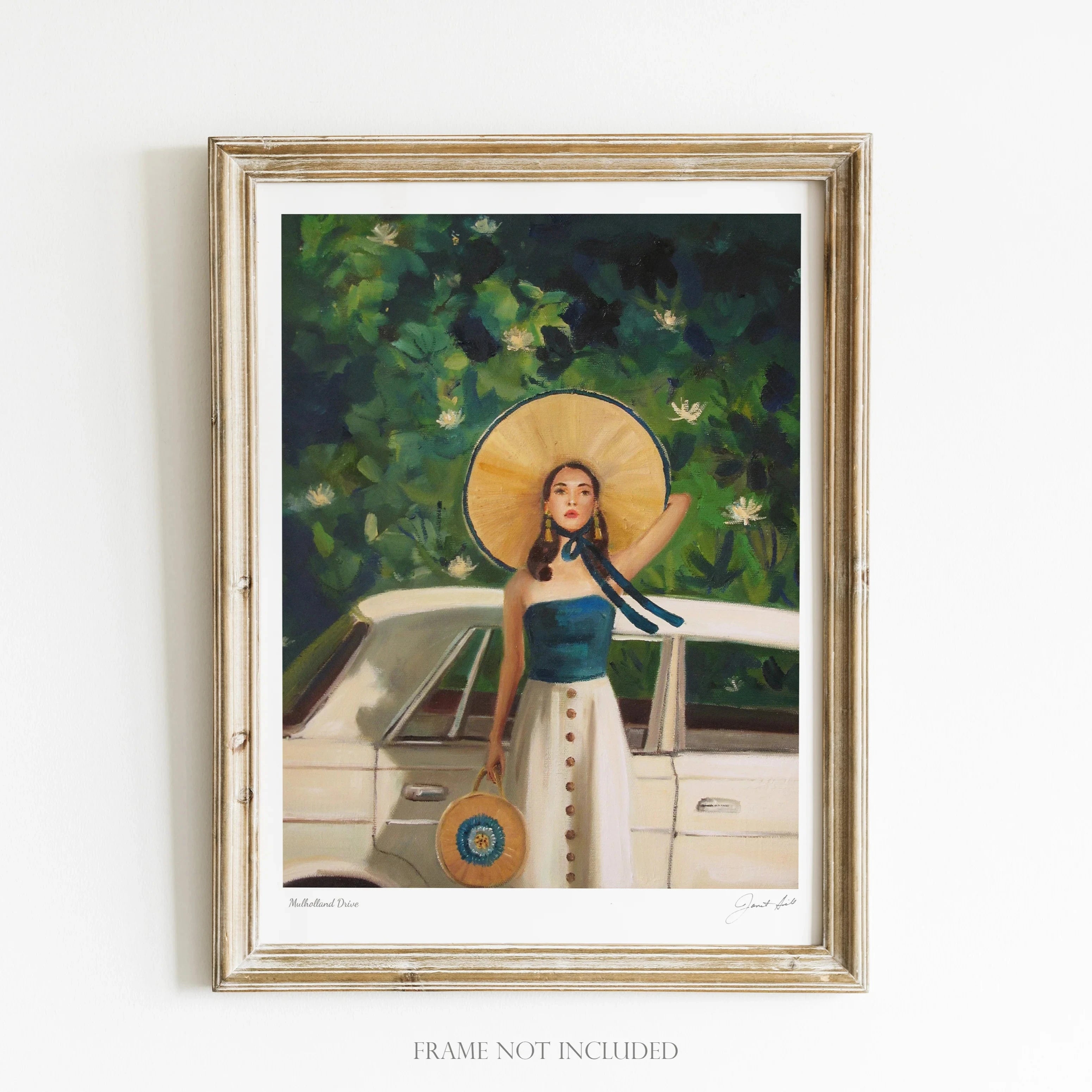 Mulholland Drive Art Print