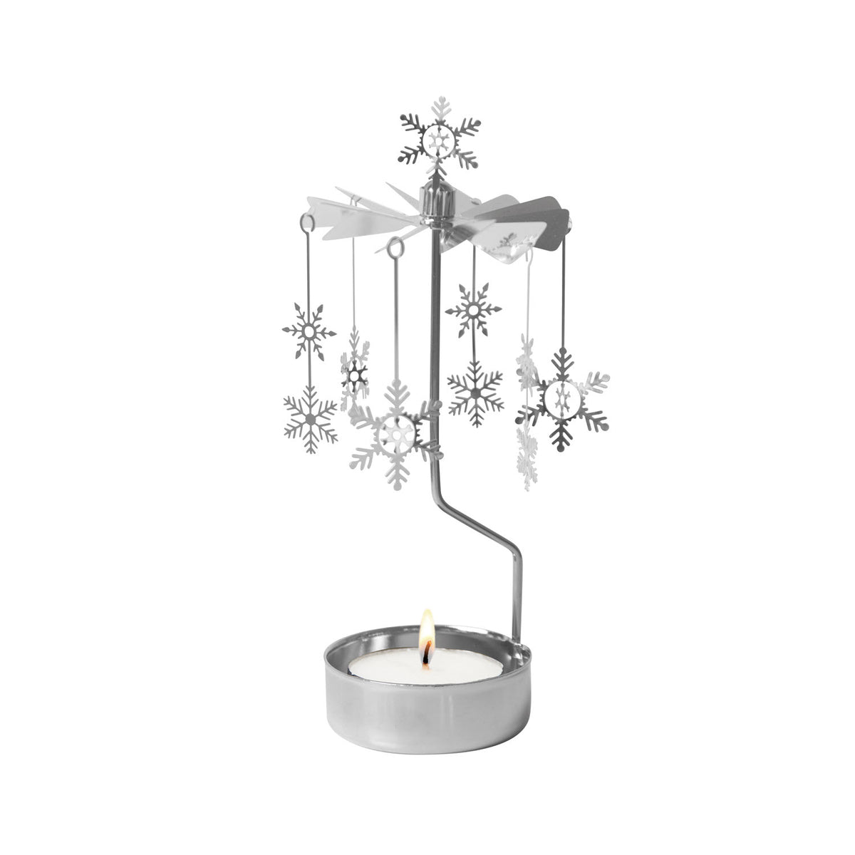 Snowfall Rotary Candleholder