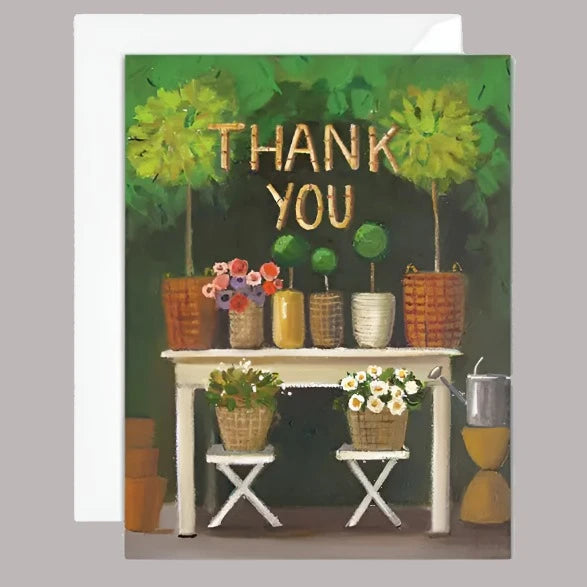 Thank You Topiary Greeting Card