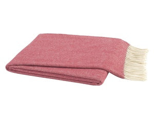 Herringbone Tea Rose Throw