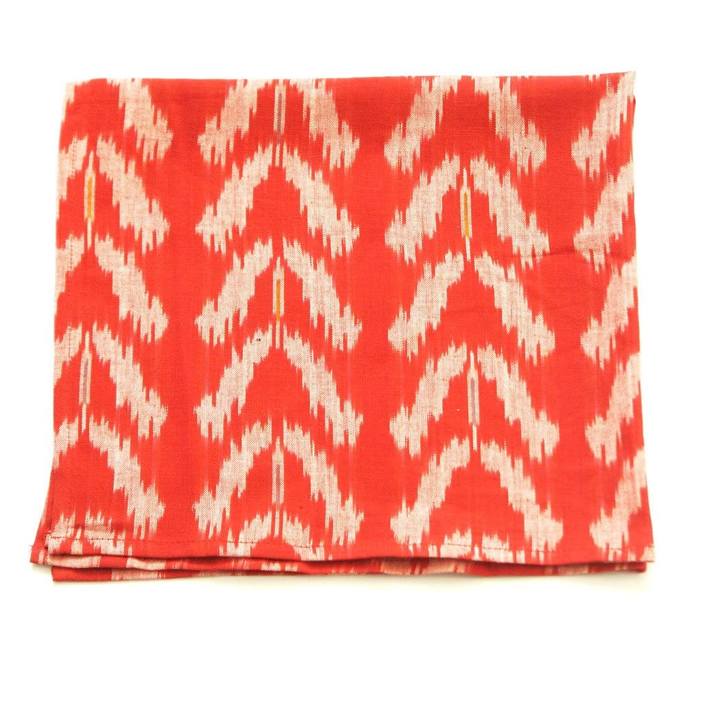 Orange Tulip Ikat Napkin