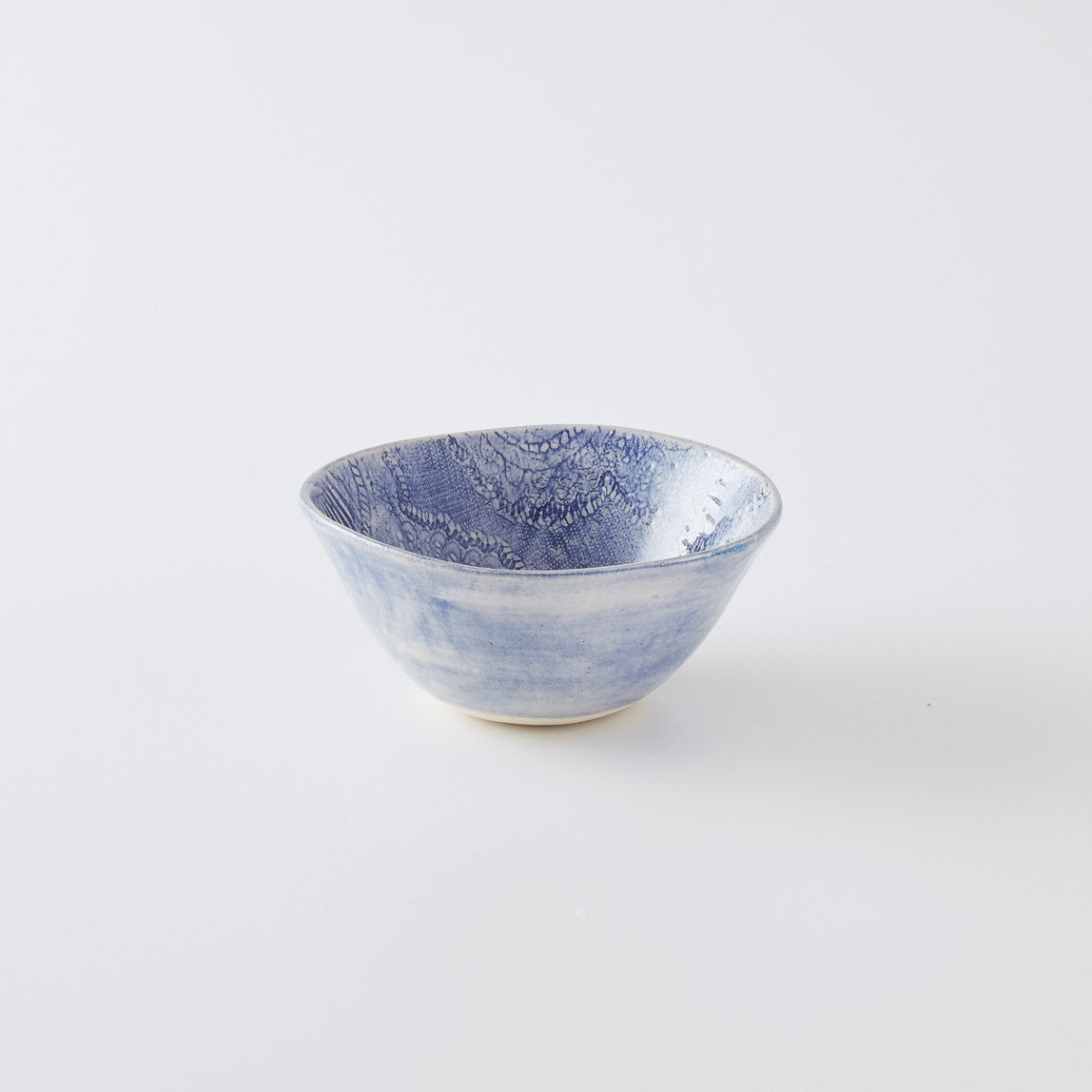 Pudding Bowl Print Blue