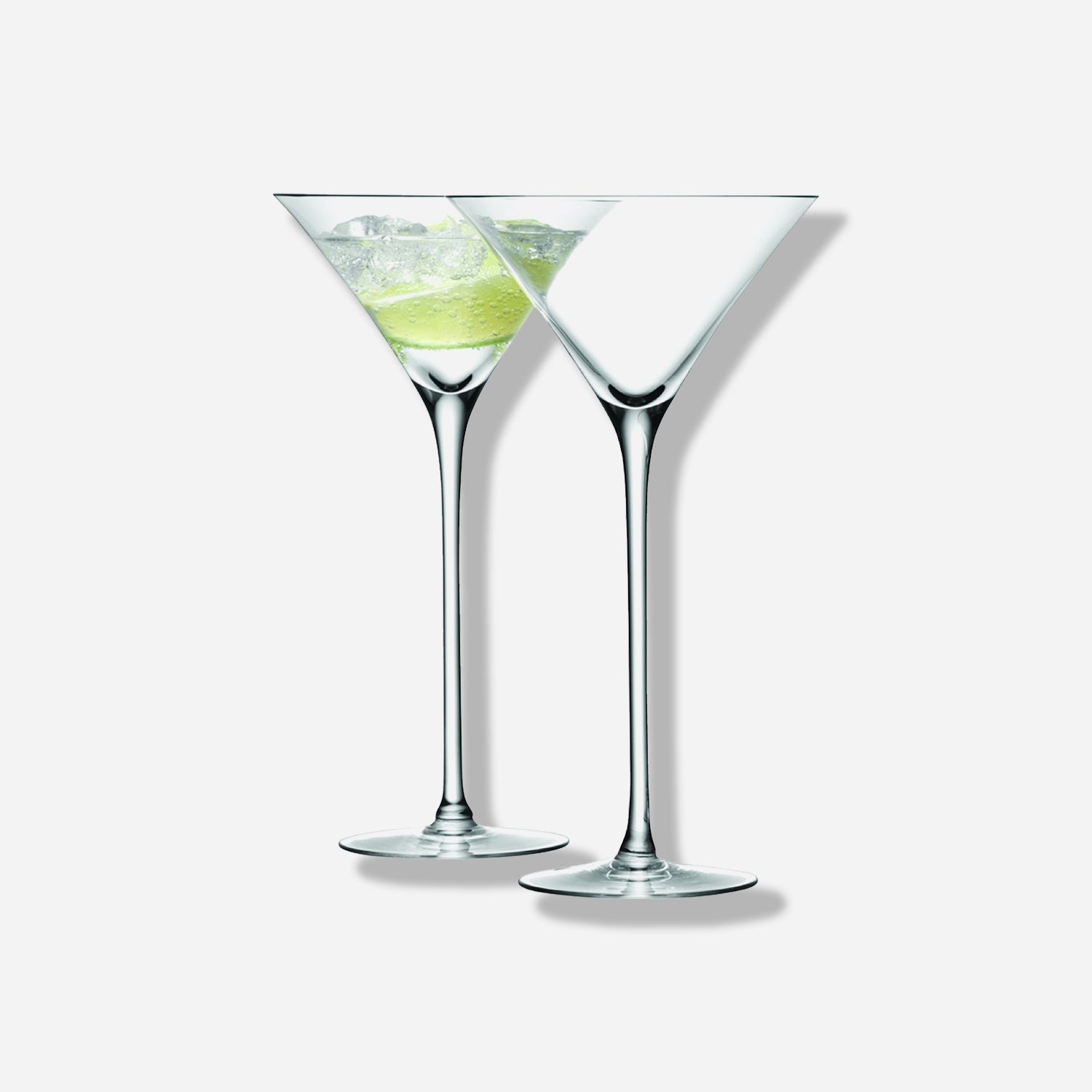 Heavy Base Martini Glasses, Set of 2 – Whim House