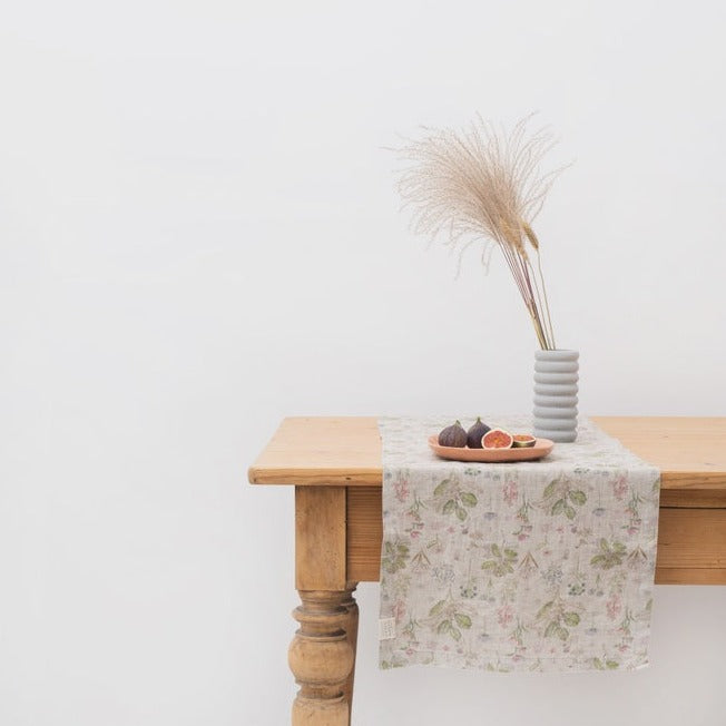 Botany Linen Table Runner