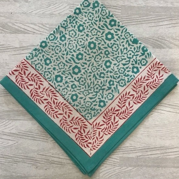 Hummingbird Flower Napkin