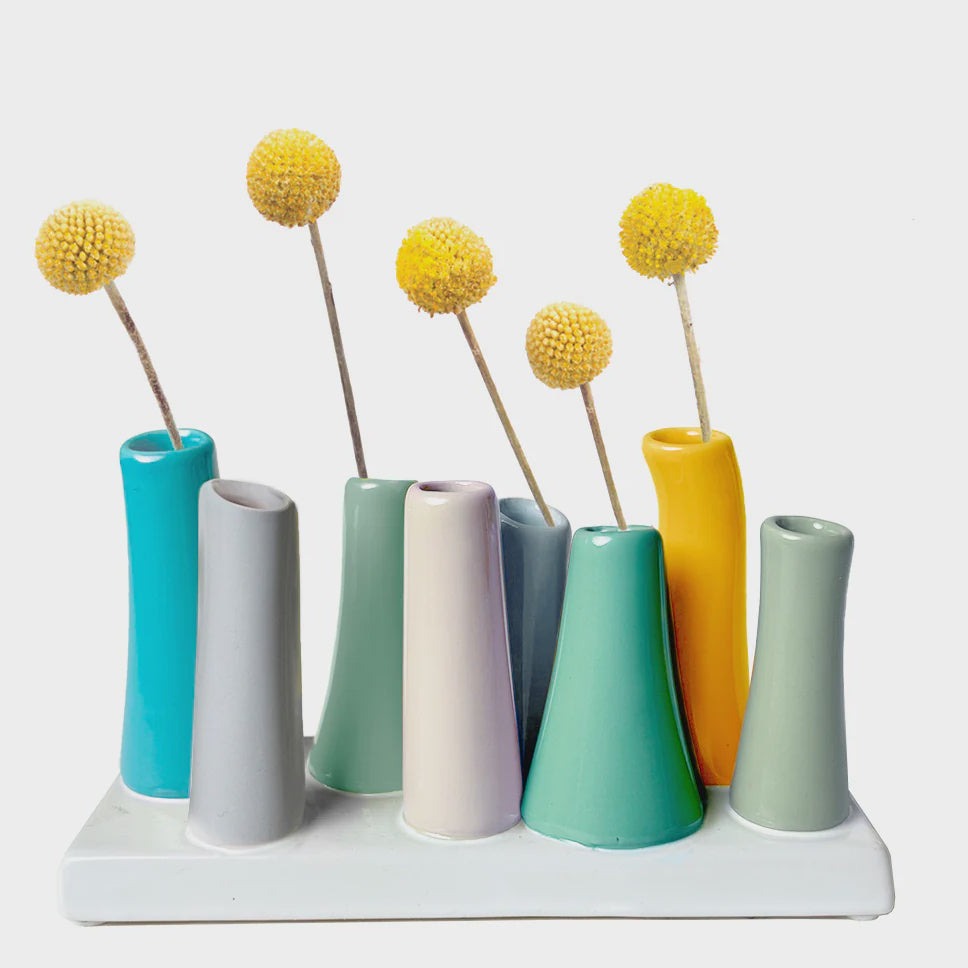 Pooley Aqua Vase