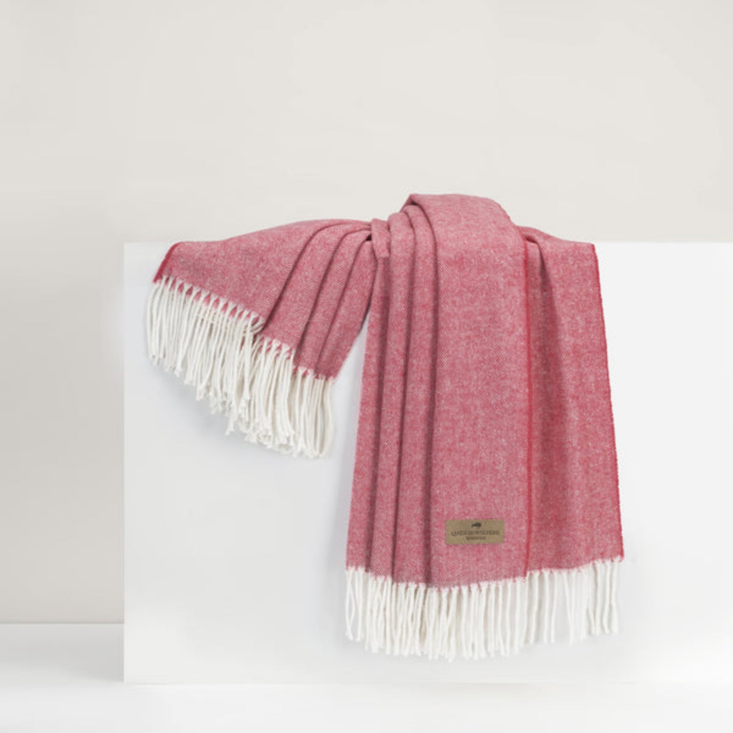 Herringbone Tea Rose Throw
