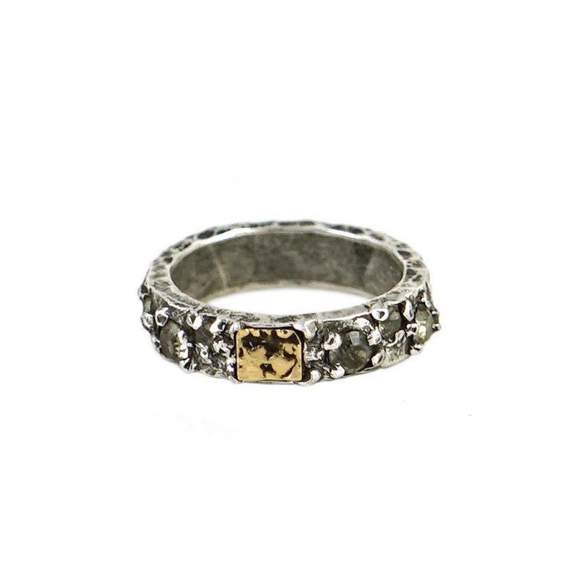 Vintage Silver Burgos Band Ring