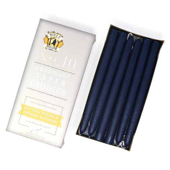 Navy Blue 10-Inch Taper Pair