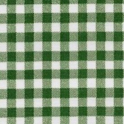 Bottle Green Gingham Oilcloth