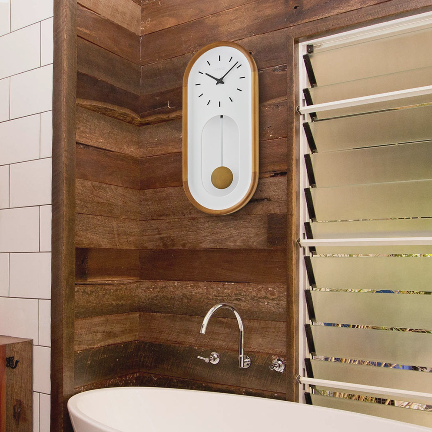 20" Sven Pendulum Wall Clock