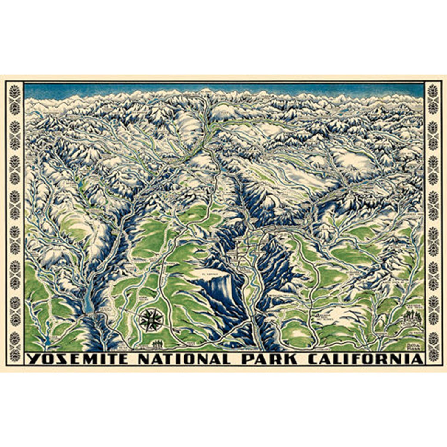 Yosemite California Art Print