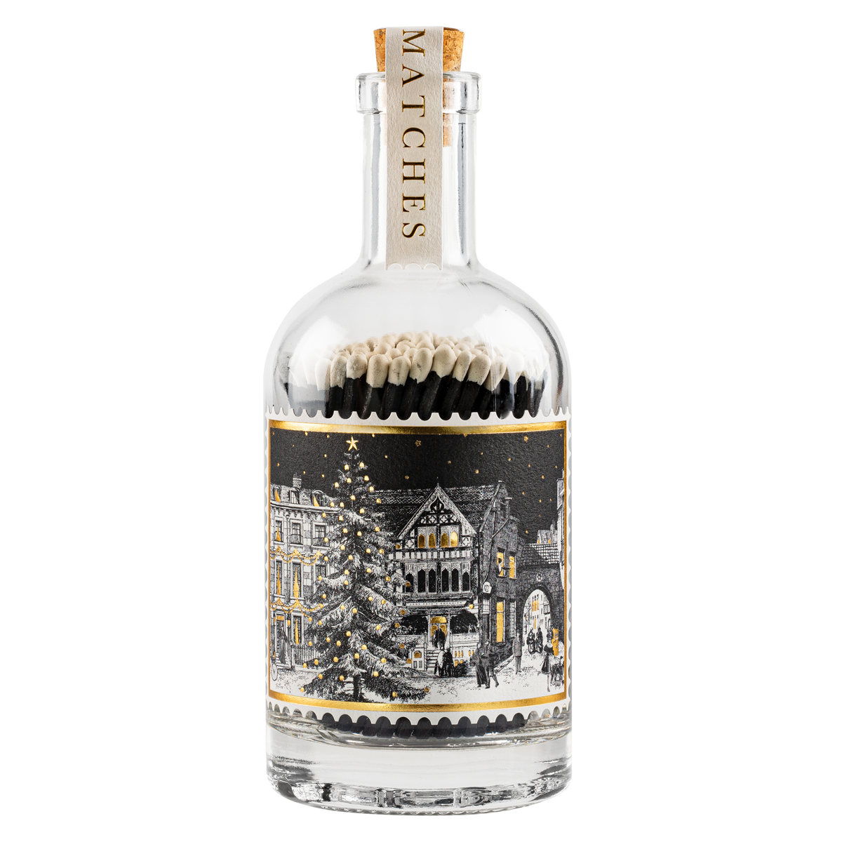 Starry Night | Glass Bottle - Safety Matches