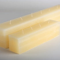 Layered Brick Coconut Ice 12-Inch Candle