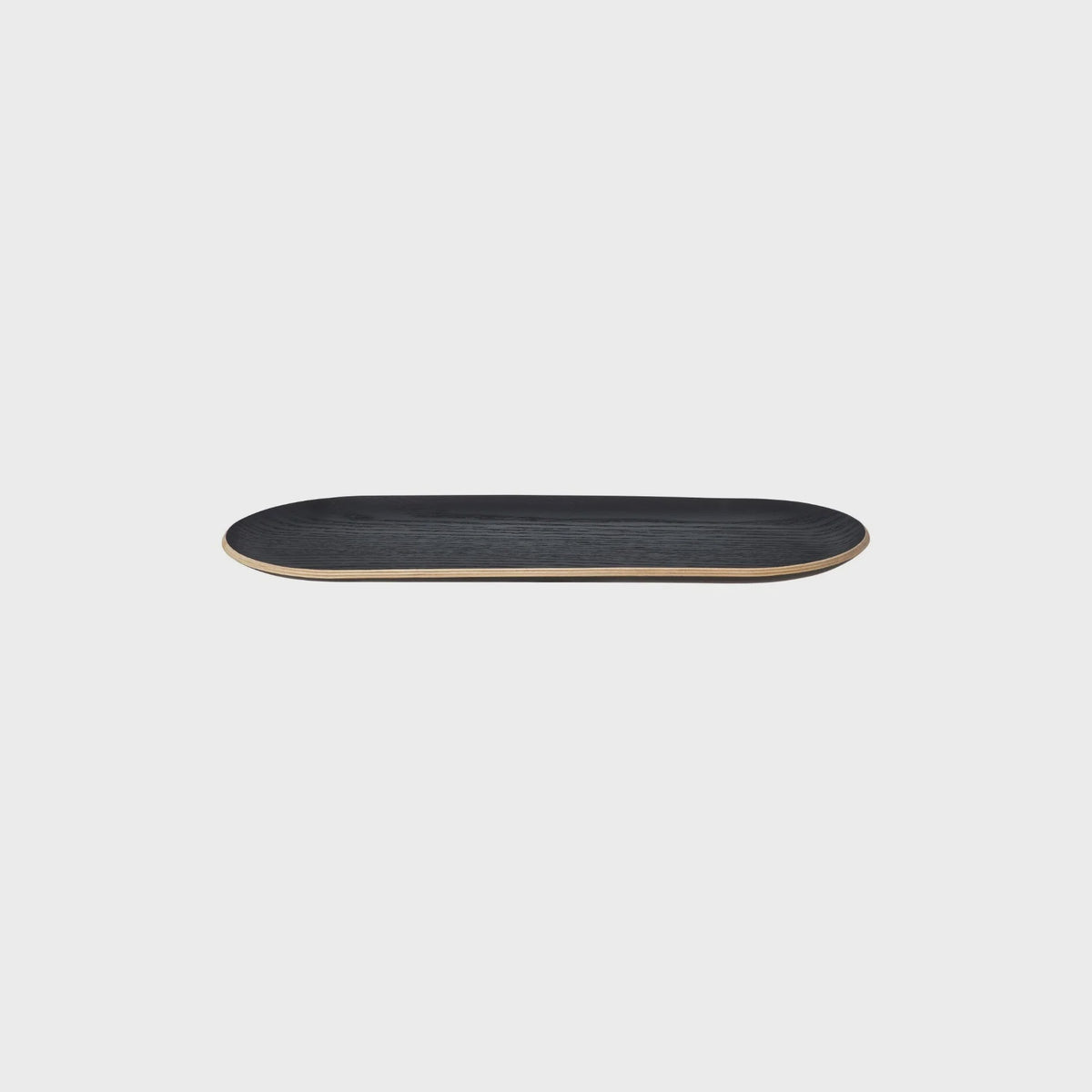 Baki Black Oval Tray