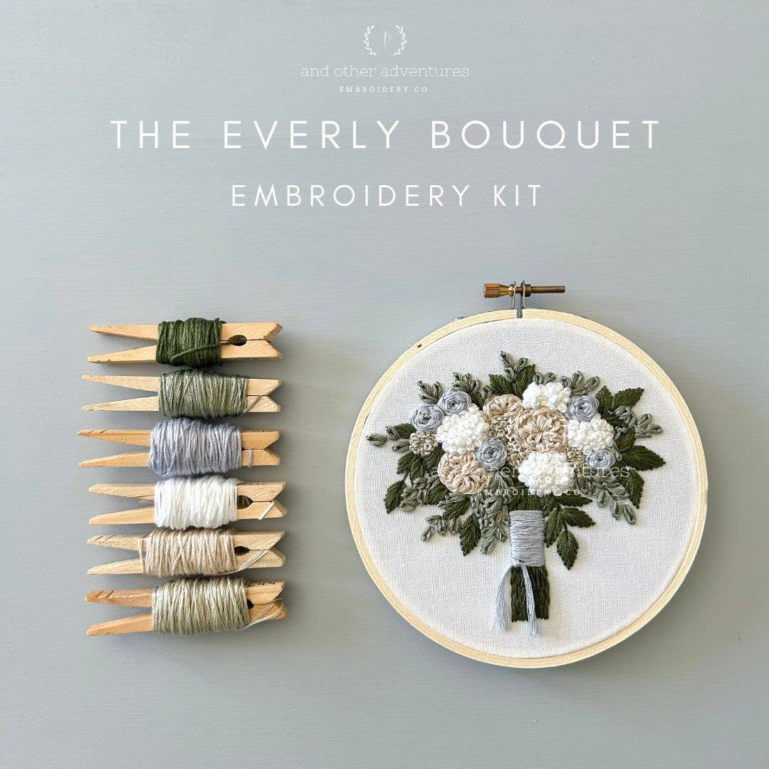 The Everly Bouquet Embroidery Kit