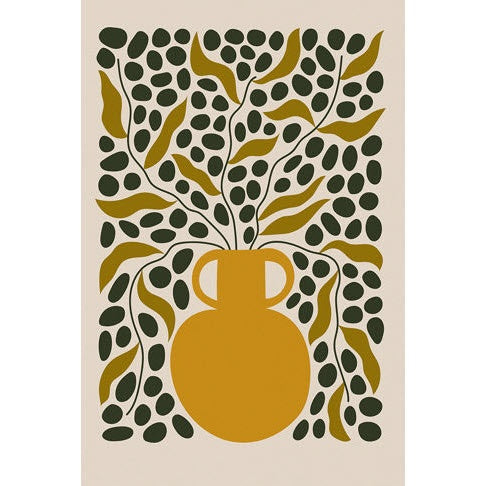 Filled with Florals Abstract #2 Art Print