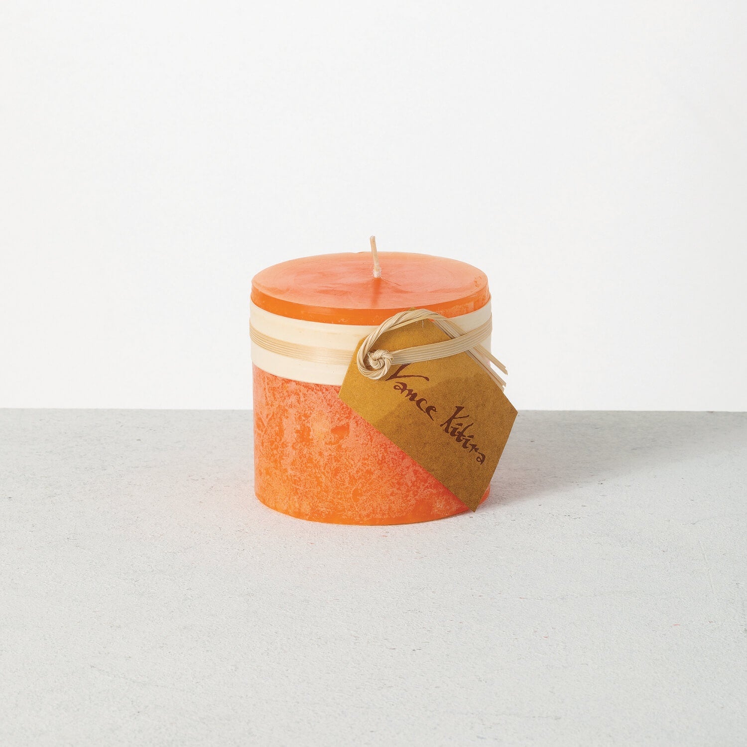 Tangerine Timber Pillar