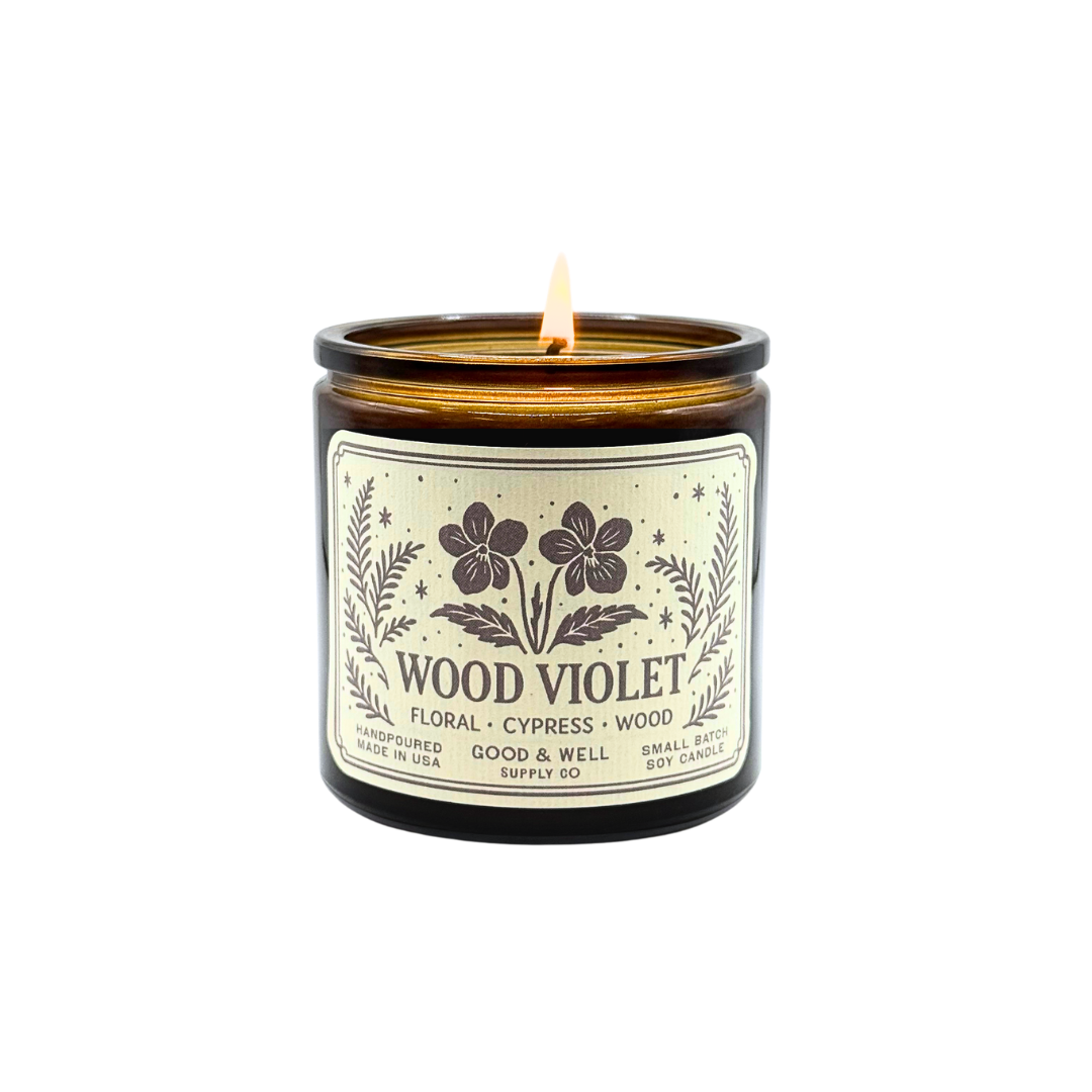 Wood Violet Candle