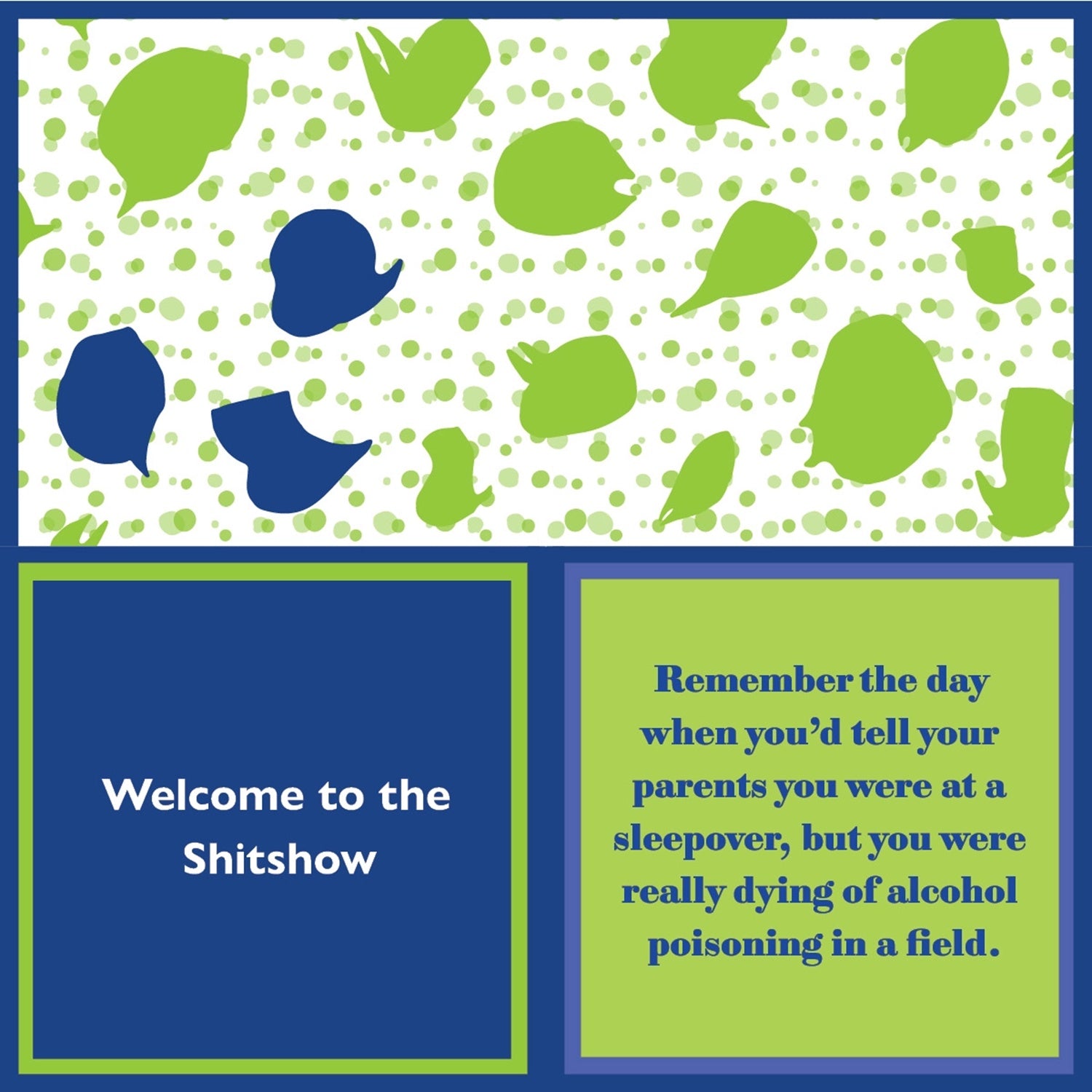 Alcohol Poisoning Cocktail Napkin