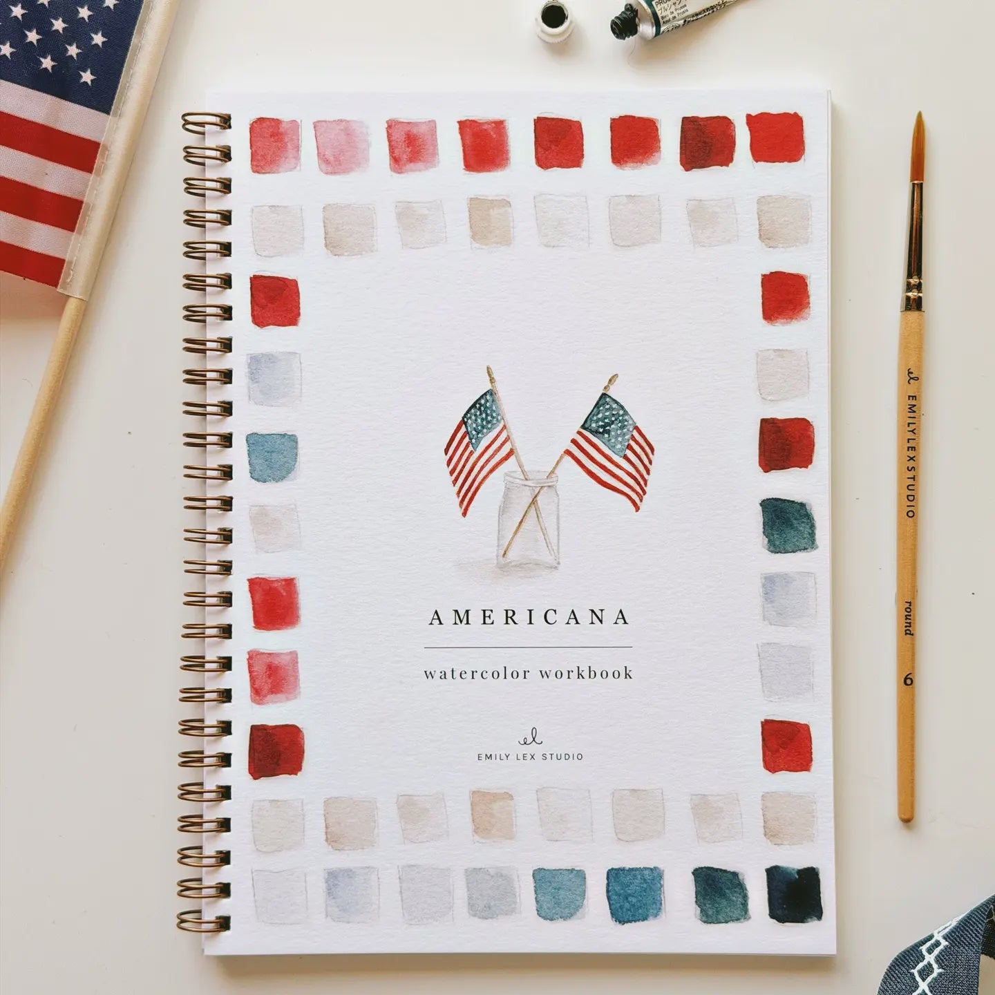 Americana Water Color Workbook