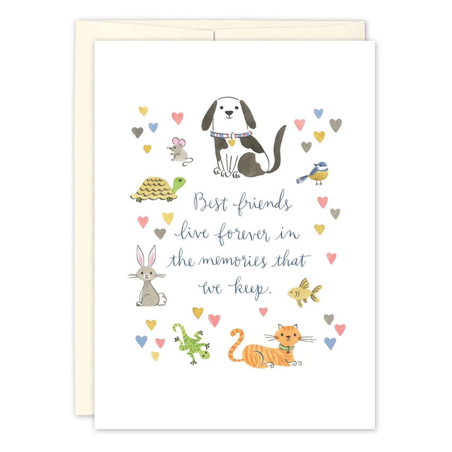 Animal Pet Sympathy Card