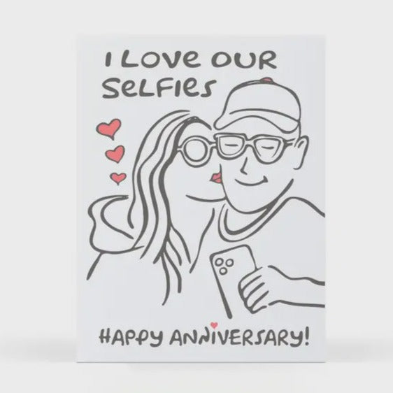 Anniversary Selfie Card