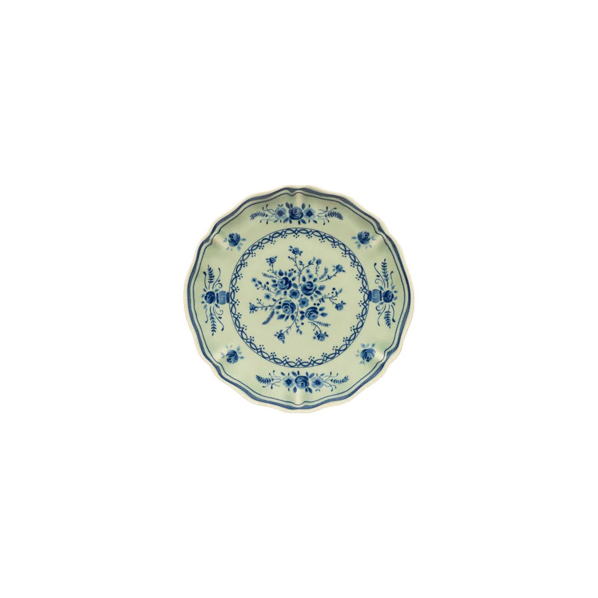 Vila  Appetizer Plate Olive Blue