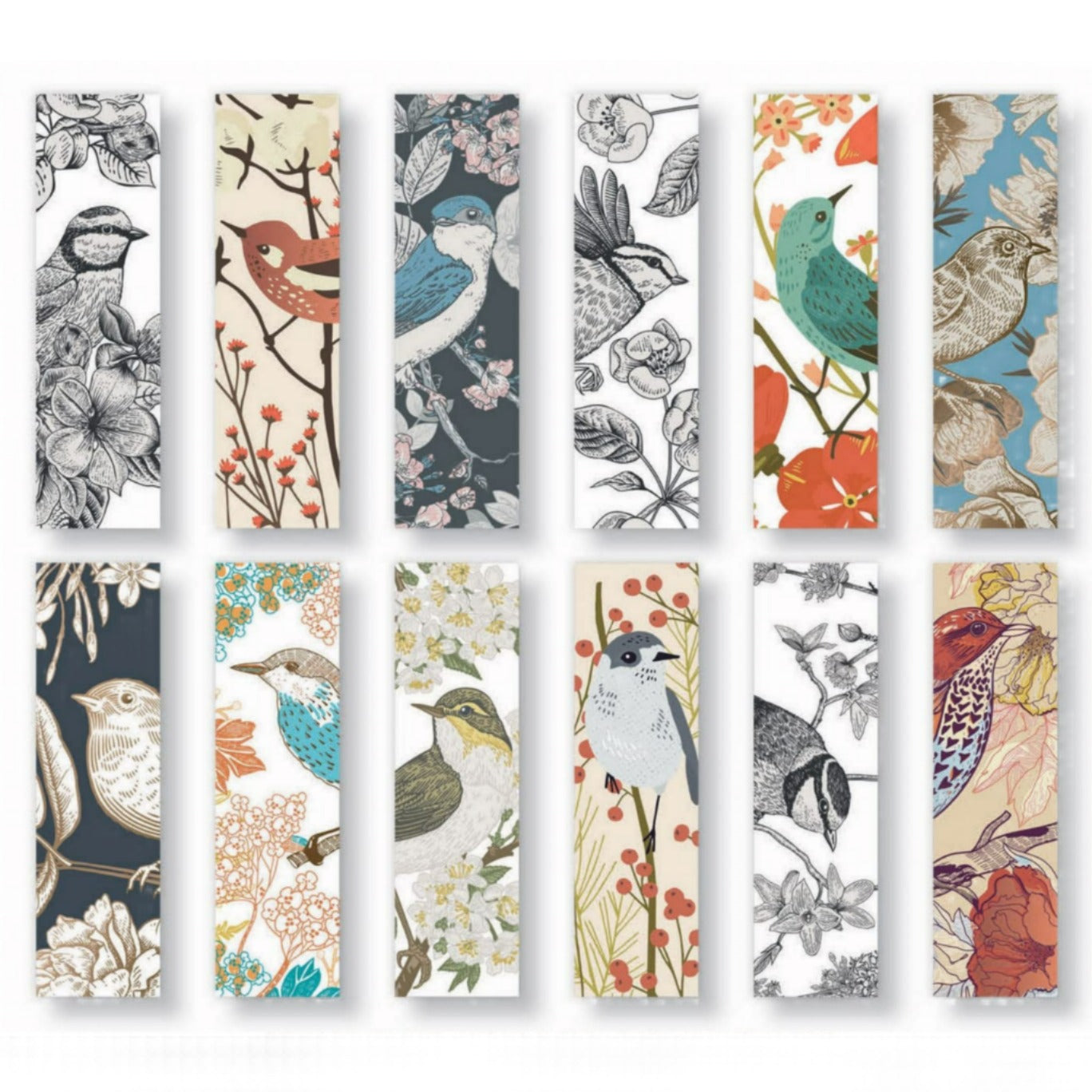 Beautiful Birds Bookmark Box