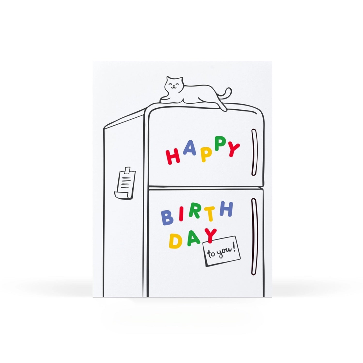 Birthday Fridge Card