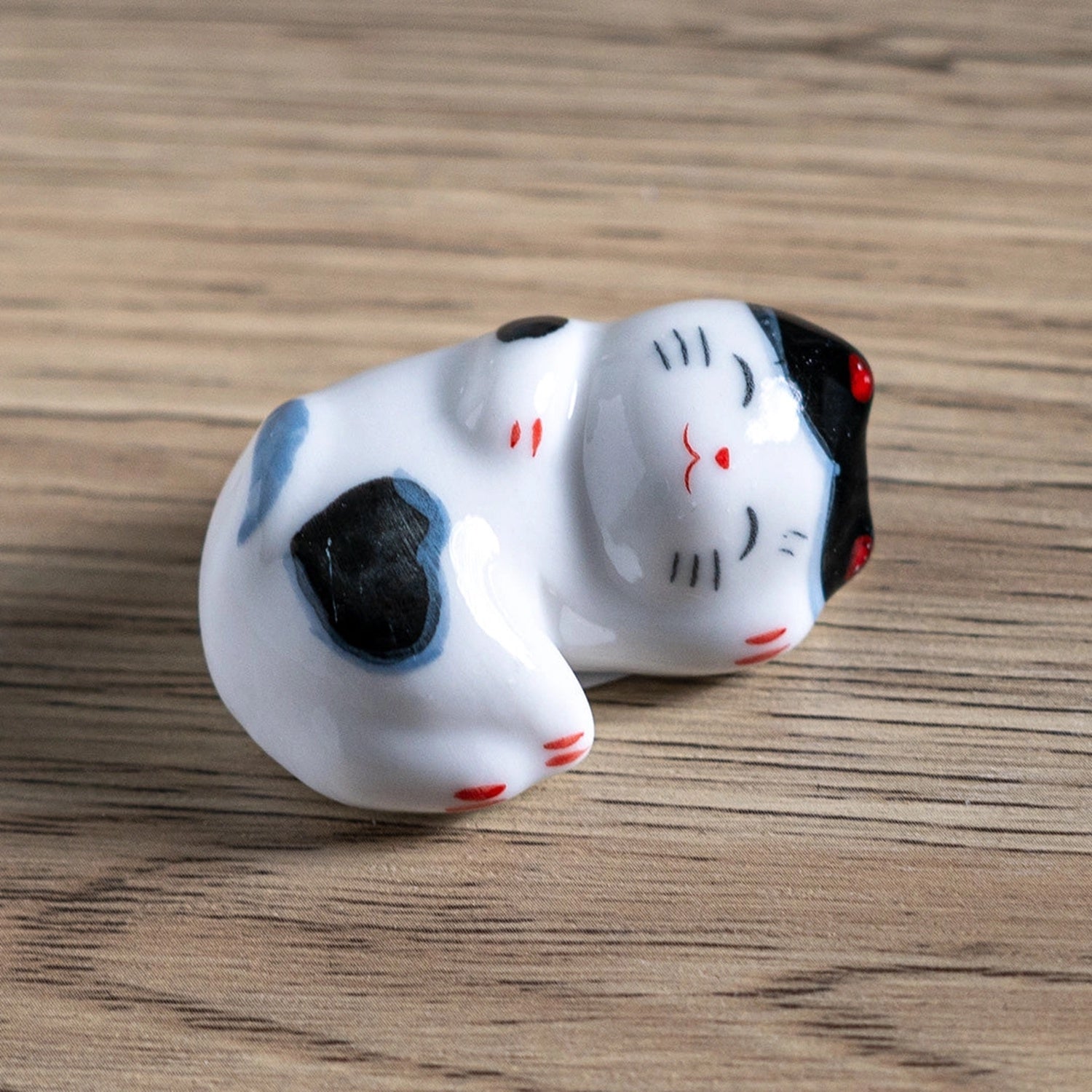Black & White Cat Chopstick Rest