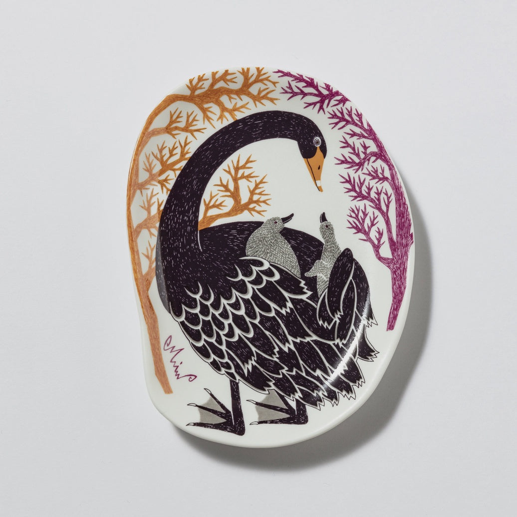 Black Bird Decorative Tray