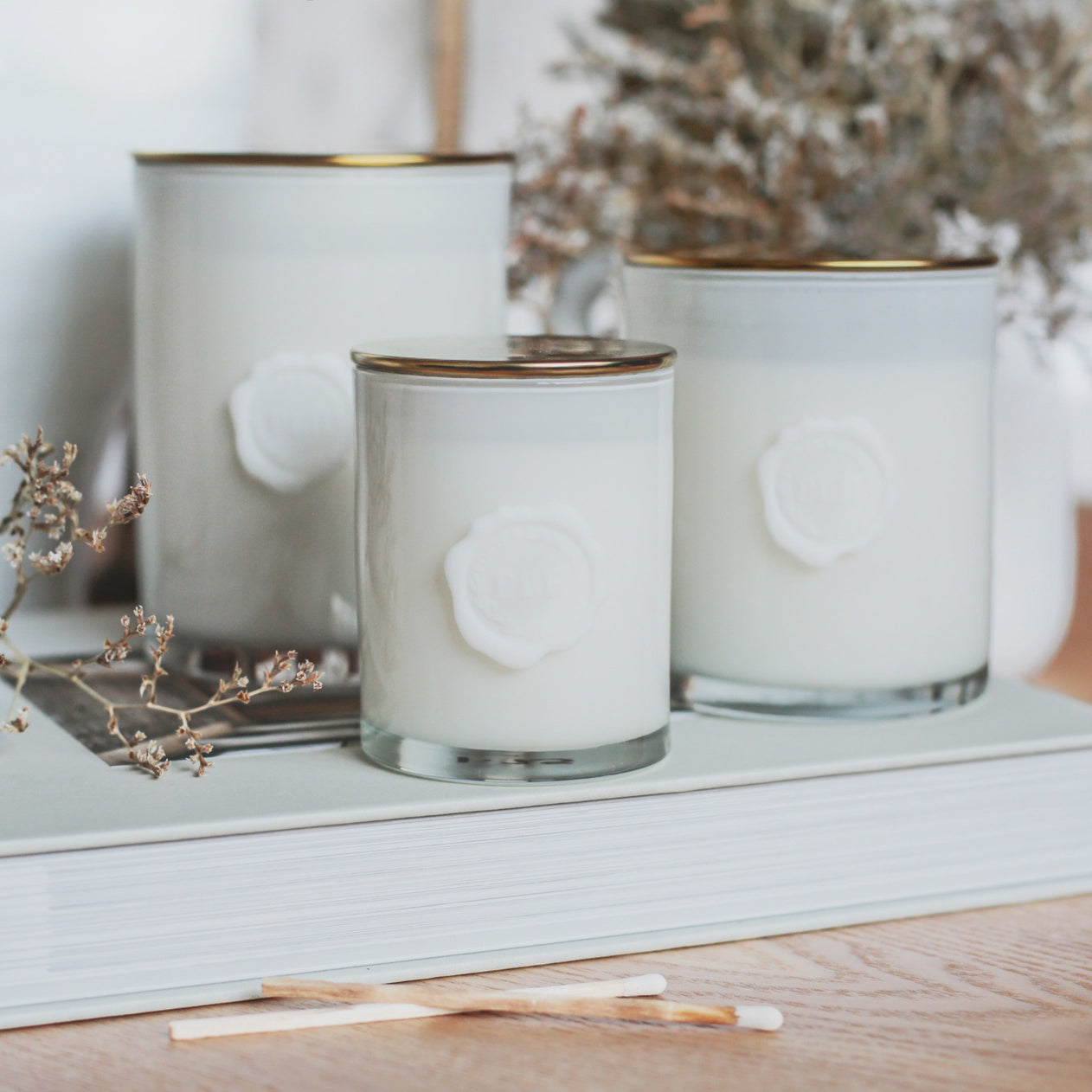 Bloom Marine Moss + Gardenia Lux Candle