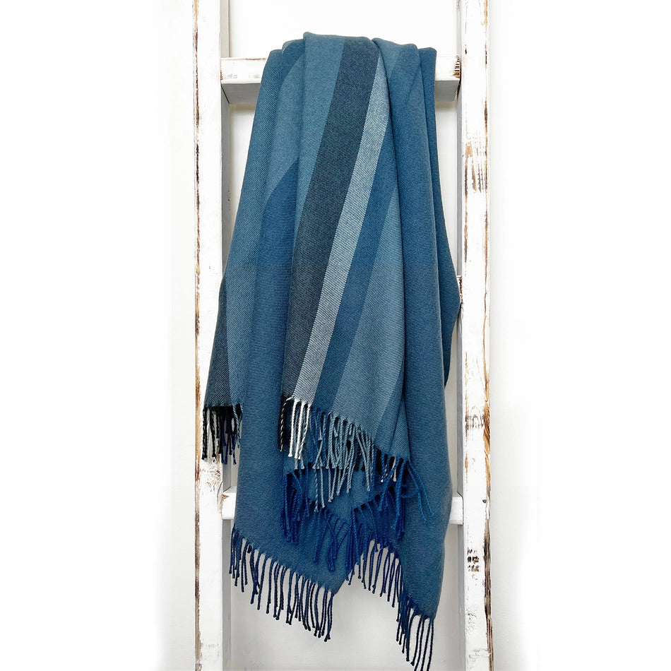 Blue Lagoon Baby Alpaca Throw