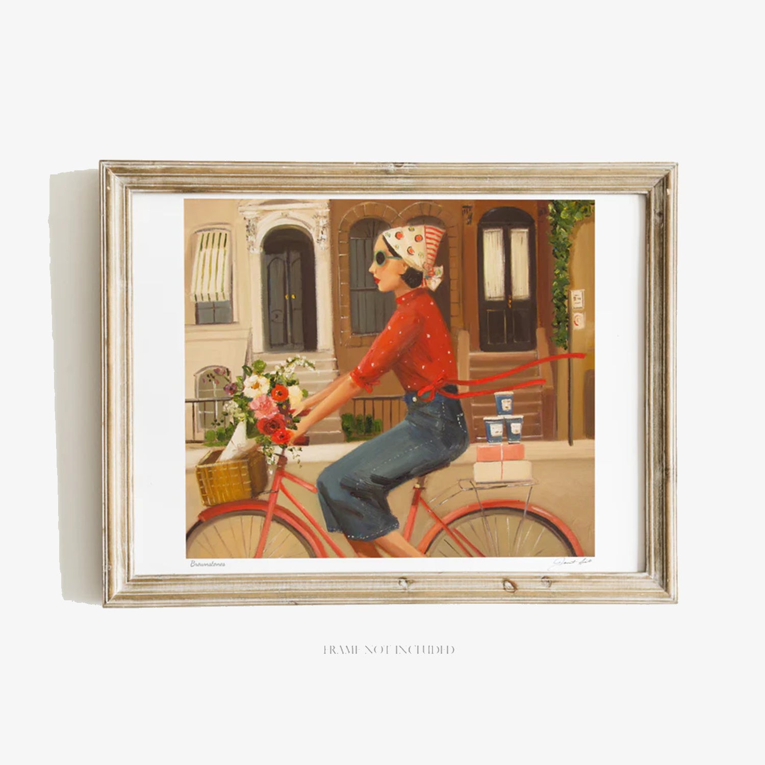 Brownstone  Art Print