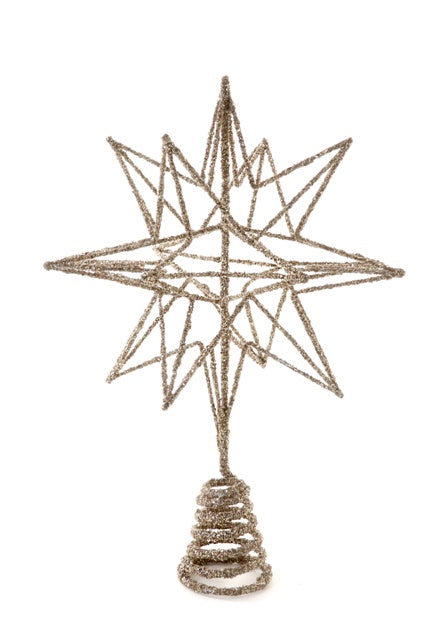 Heirloom Glitter Star Tree Topper