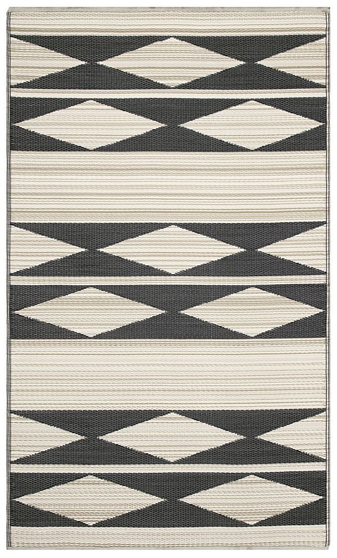 Cairo Natural & Black Outdoor Rug